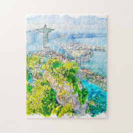 Aquarellmalerei in Rio de Janeiro