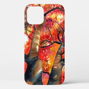 Aquarellmalerei Japanische Ahornbaumkunst Case-Mate iPhone Hülle