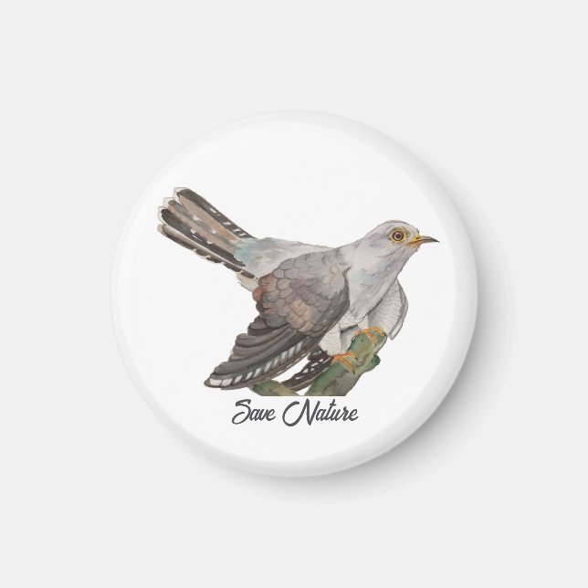 Aquarellmalerei Magnet (Vorne)