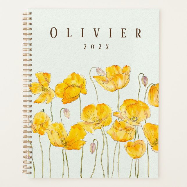 Aquarellmalerei Planer (Vorderseite)