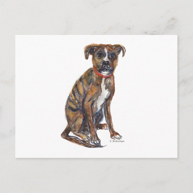Aquarellmalerei Postkarte (Vorderseite)