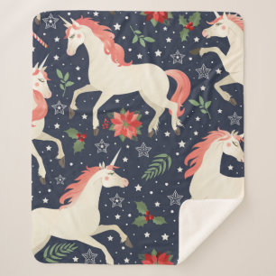 Aquarellmalerei Retro-Blumenmuster nahtlos Muster Sherpadecke