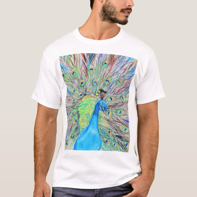 Aquarellmalerei T-Shirt (Vorderseite)