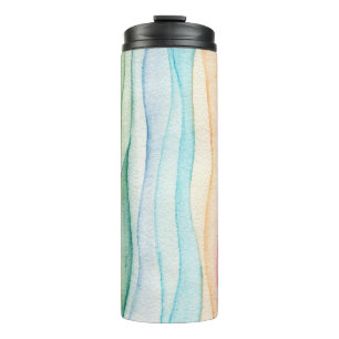 Aquarellmalerei Thermosbecher