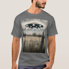 Aquarellmalerei UFO-T - Shirt