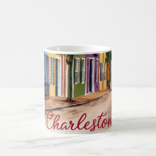 Aquarellmalerei von Charleston South Carolina Kaffeetasse