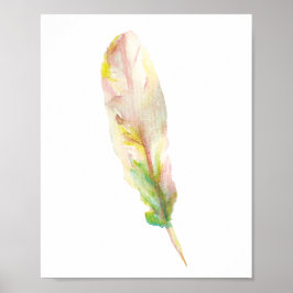 Aquarellmalerei von ©Lorena Depante Poster