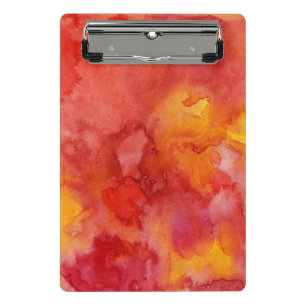 Aquarellmalereihintergrund Mini Klemmbrett