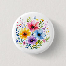 Aquarellmalte Wildblumen