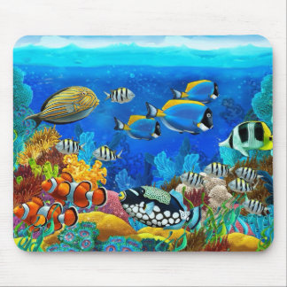 Aquarellmaus Mousepad