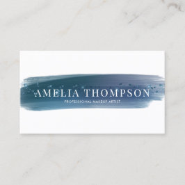 Aquarellmeer | Navy Blue Visitenkarte