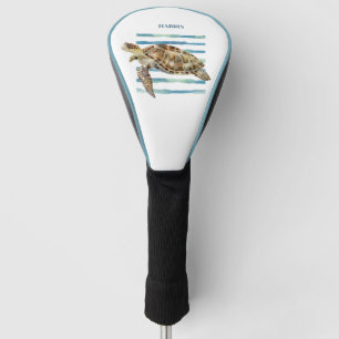 Aquarellmeere Kunst Golf Headcover