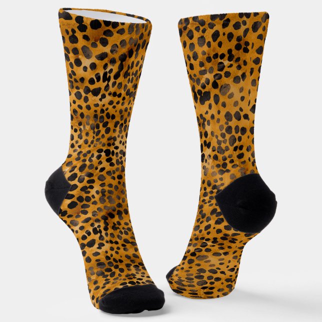 Aquarellmesse Druck Socken (Gewinkelt)