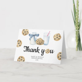 Aquarellmilch & Cookies Vielen Dank für Ihre Gende Dankeskarte