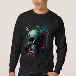 Aquarellmotoalkohol Sweatshirt