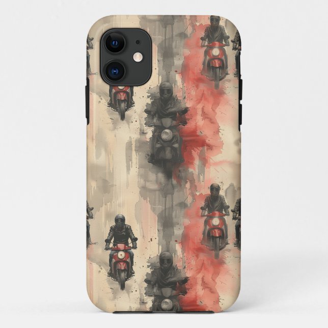 Aquarellmotorräder, Biker, Rennen, Motorräder Case-Mate iPhone Hülle (Rückseite)