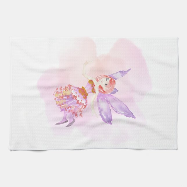 "Aquarellmühle" Handtuch (Horizontal)