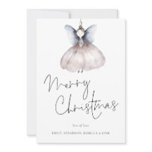 Aquarellmühle Minimalistisch Frohe Weihnachtskarte