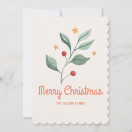Aquarellmühle Weihnachten