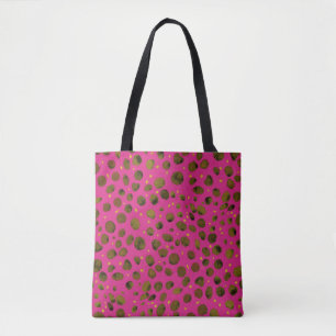 Aquarellmuster mit Abstrakter Geparkhaut. Tasche