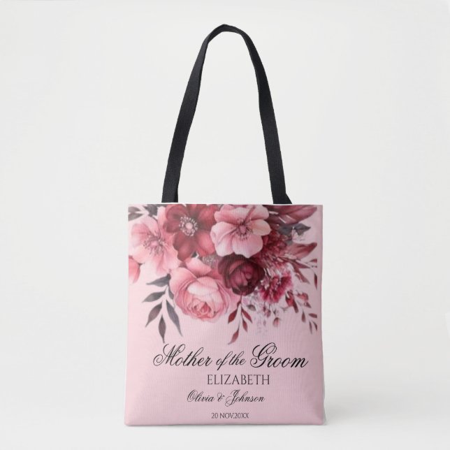 Aquarellmütter der Groom-Tasche Tasche (Vorderseite)