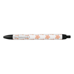 Aquarellorange-Stranddesign Kugelschreiber