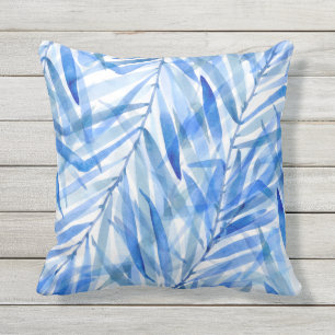 Aquarellpalmen Hawaiian Tropical Reversible Kissen