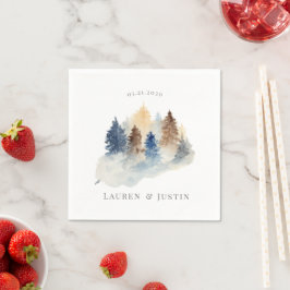 Aquarellpapier Napkin Serviette