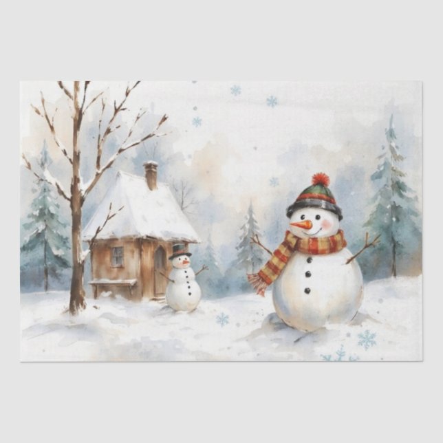 Aquarellpapier Seidenpapier (Vorderseite)