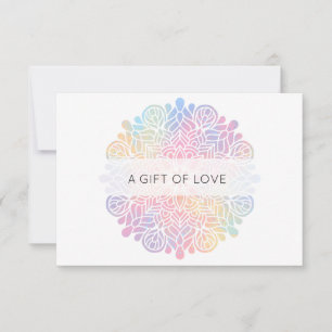 *~* Aquarellpastel Rainbow Mandala Spirituell