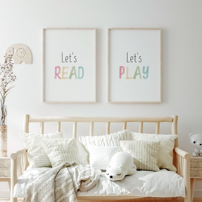 Aquarellpastellfarben lasse Lesen und Abspielen vo Bilderwand Sets (Von Creator hochgeladen)