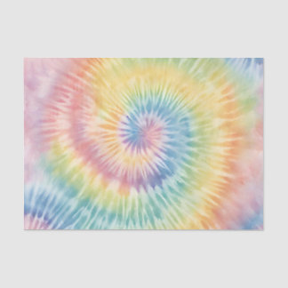 Aquarellpastellfarben Rainbow Gefärbte Krawatte Seidenpapier