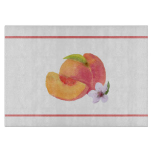 Aquarellpeach Schneidebrett