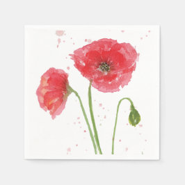 Aquarellpfeifen Serviette