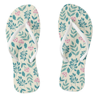 Aquarellpinke Blume Muster coole Frauengeschenke Flip Flops