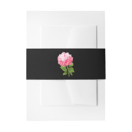 Aquarellpinke Einladungsbanderole