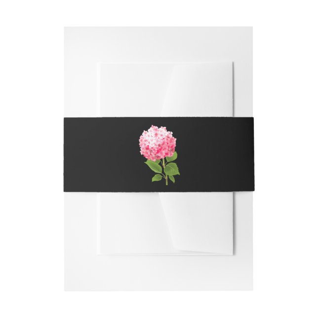 Aquarellpinke Einladungsbanderole (Vorderseite Beispiel)