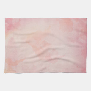 Aquarellpinke Geschirrtuch