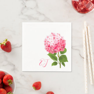 Aquarellpinke Serviette