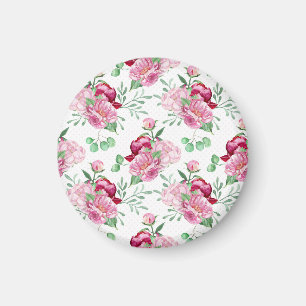 Aquarellpinkerbäume Magnet