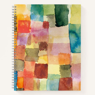 Aquarellplätze - Paul Klee Notizbuch