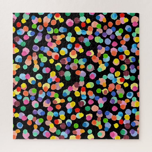 Aquarellpolka Dot, Osterhintergrund. (Vertikal)