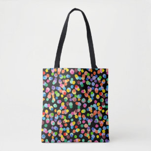 Aquarellpolka Dot, Osterhintergrund. Tasche