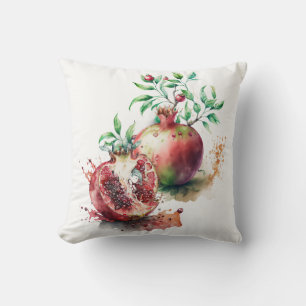 Aquarellpomegranate Kissen