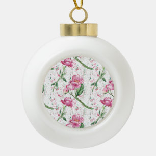 Aquarellpony, Aquarellsprays Keramik Kugel-Ornament