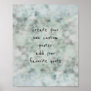 Aquarellposter kreieren Ihre eigene Wand-Kunst Poster