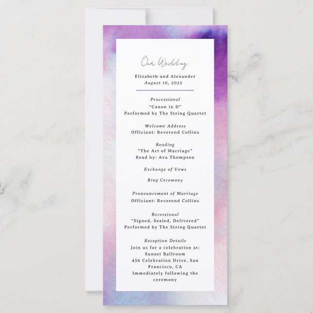 Aquarellprogramm (Vorderseite)