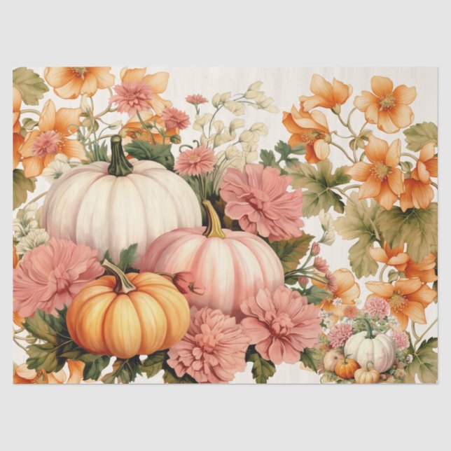 Aquarellpumpen und Fallfolien Seidenpapier (Vorderseite)