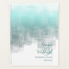 Aquarellreflektionen Hochzeit Aquamarin ID774 Planer