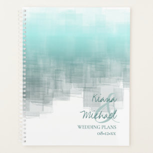 Aquarellreflektionen Hochzeit Aquamarin ID774 Planer